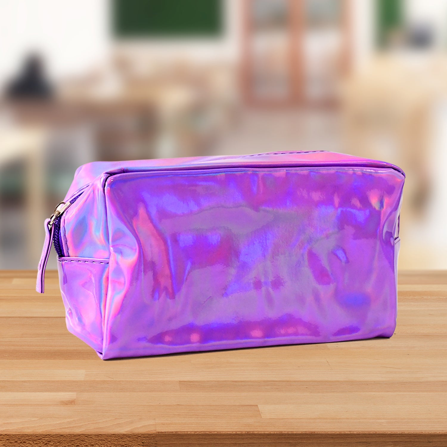 Glittery Holographic Toiletry Pouch Glittery Holographic Toiletry Pouch